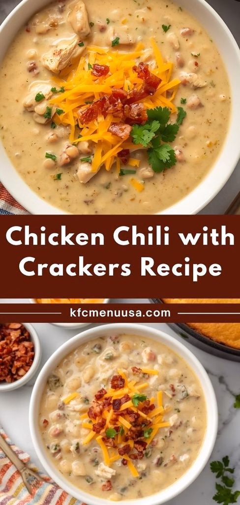 Chicken Chili with Crackers Recipe