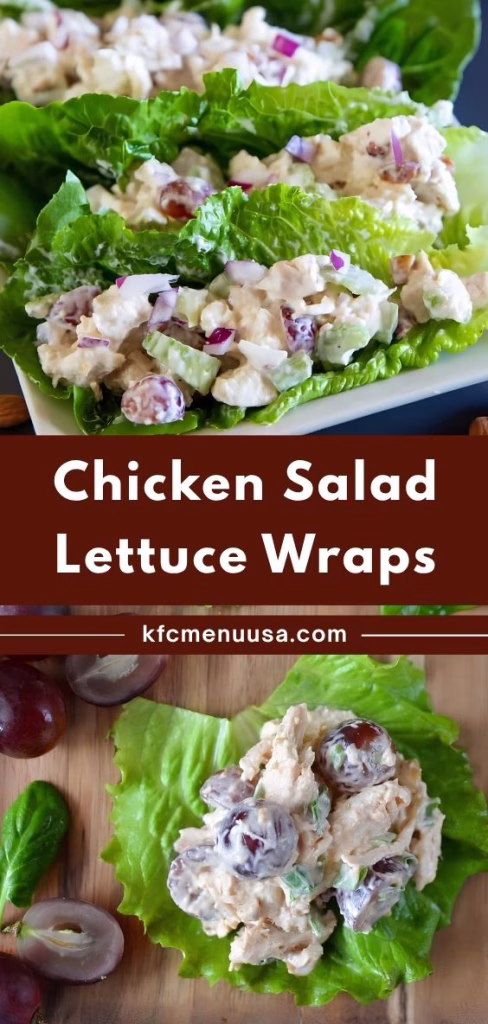 Chicken Salad Lettuce Wraps Recipe