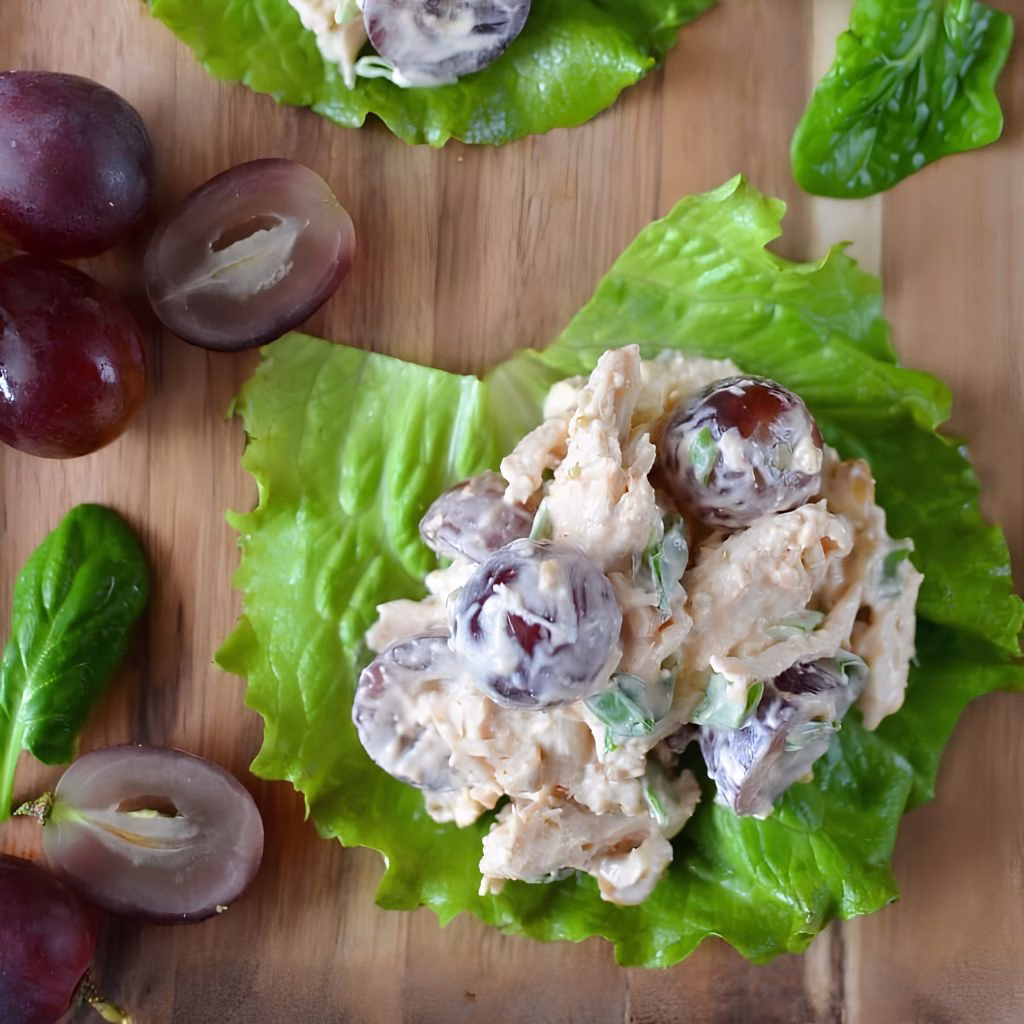 I always dry the lettuce leaves completely before filling them, since any leftover water makes the wraps soggy and hard to hold. I like to chill the chicken salad for about 20 minutes before serving, since I find the flavors blend better once it's had time to rest. I keep the lettuce and the chicken salad in separate containers if I'm not serving right away, since assembling too early makes everything wilt. I sometimes add a handful of chopped fresh herbs like dill or parsley, since it brightens up the whole dish without much extra effort. I taste the dressing before adding the chicken, since it's much easier to adjust the seasoning at that stage.