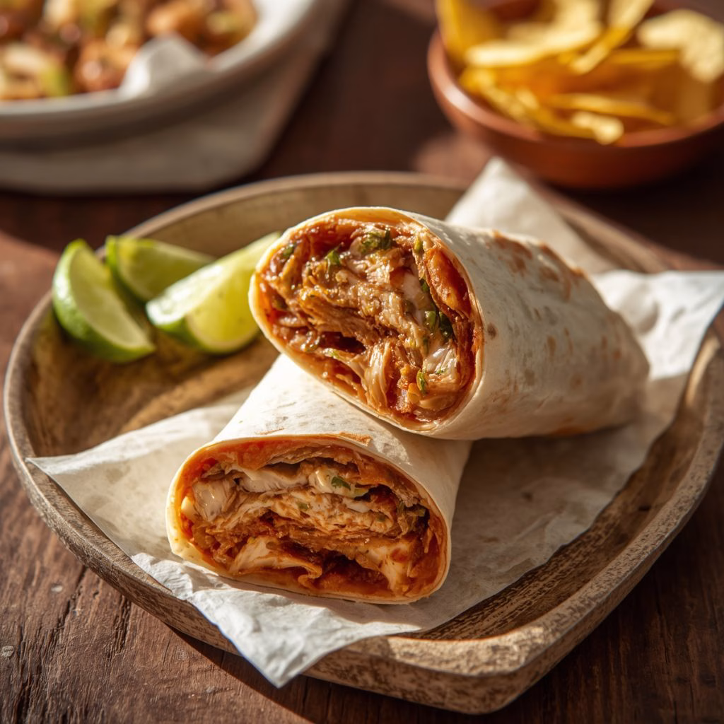 Chicken Tinga Burrito Recipe