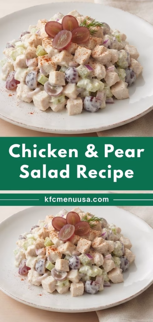 Chicken and Pear Salad Recipe