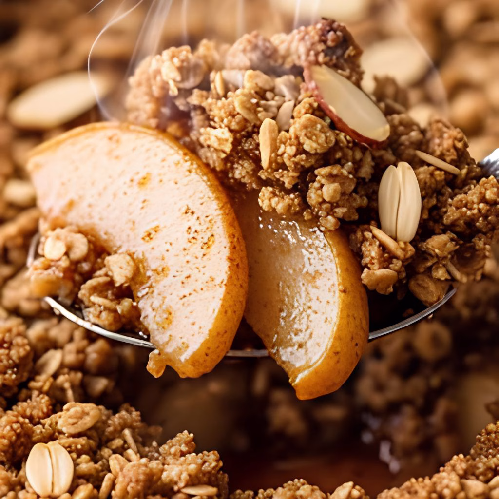 Cinnamon Pear Crumble Recipe