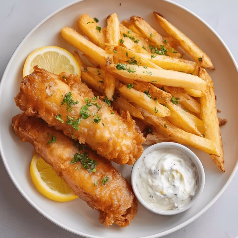 Classic British Fish and Chips Recipe