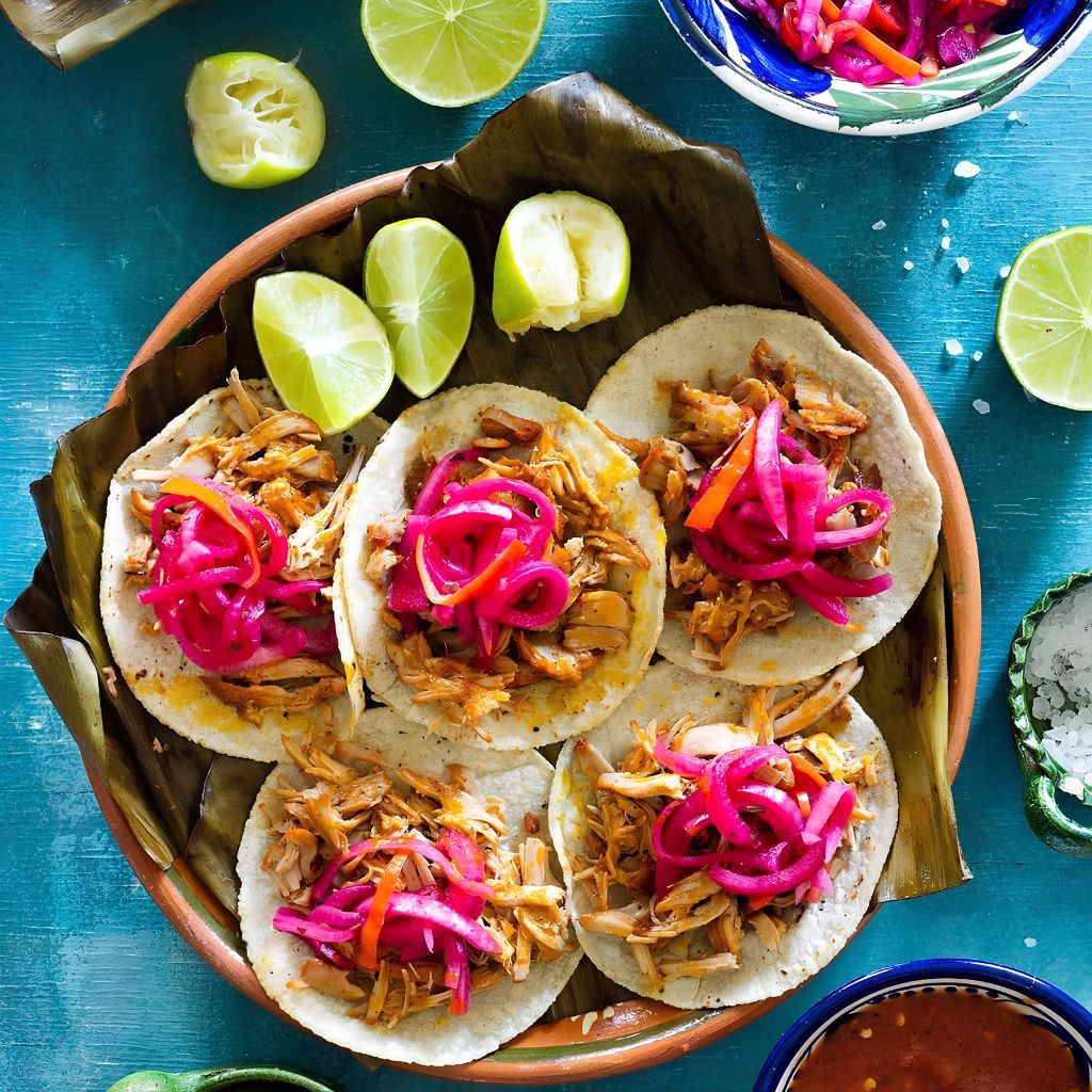 Cochinita Pibil Tacos with Fiery Habanero Salsa Recipe