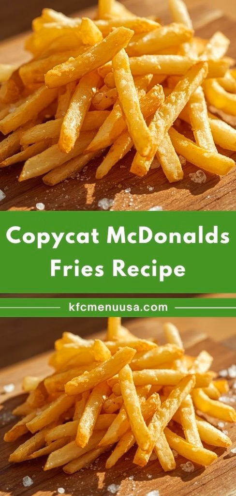 Copycat McDonald's Fries Recipe