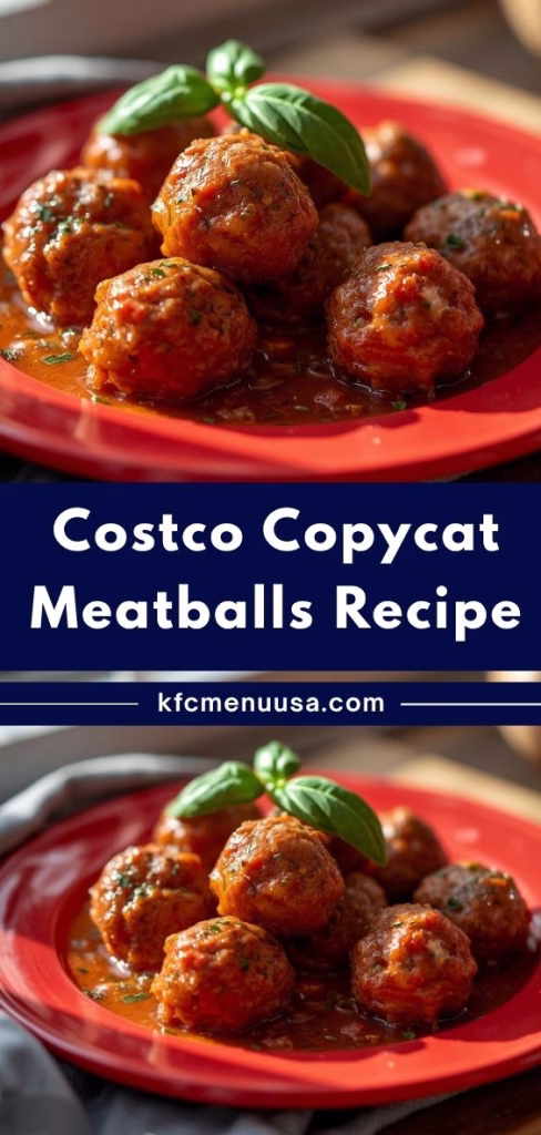 Costco Copycat Meatballs Recipe