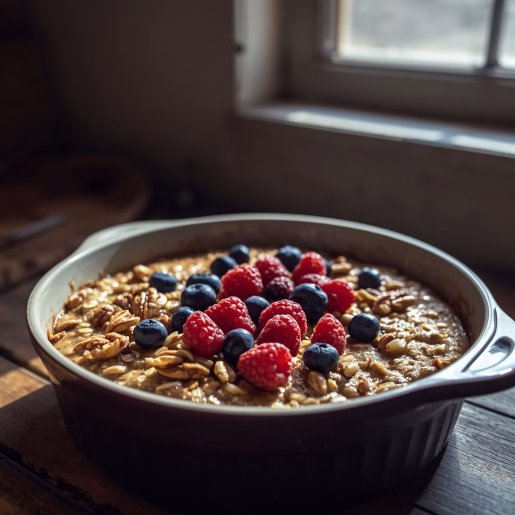 Cottage Cheese Baked Oatmeal Recipe
