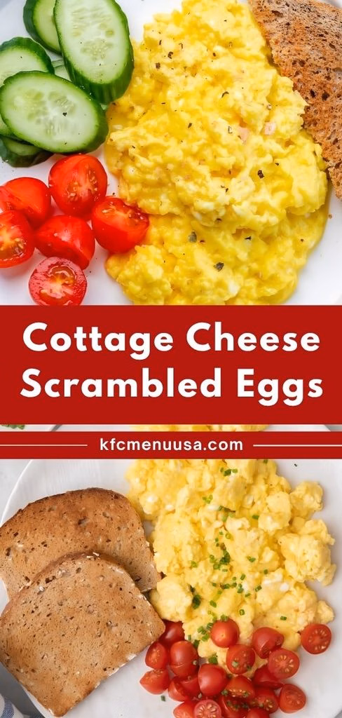 Cottage Cheese Scrambled Eggs Recipe