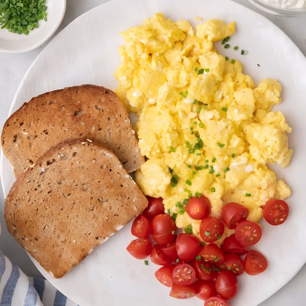 Cottage Cheese Scrambled Eggs Recipe