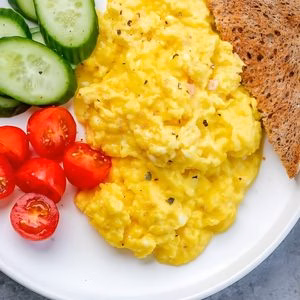 Cottage Cheese Scrambled Eggs Recipe
