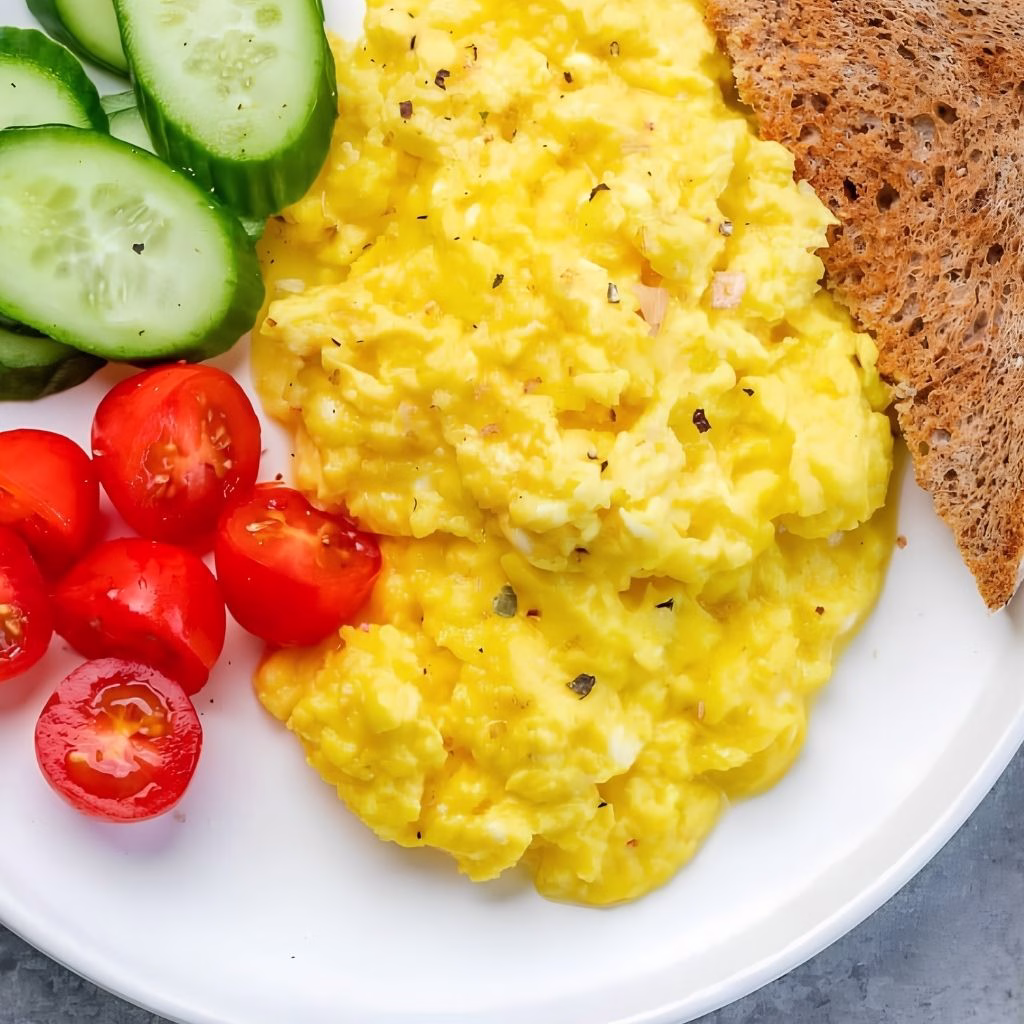Cottage Cheese Scrambled Eggs Recipe