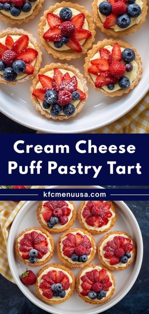 Cream Cheese Puff Pastry Tarts Recipe