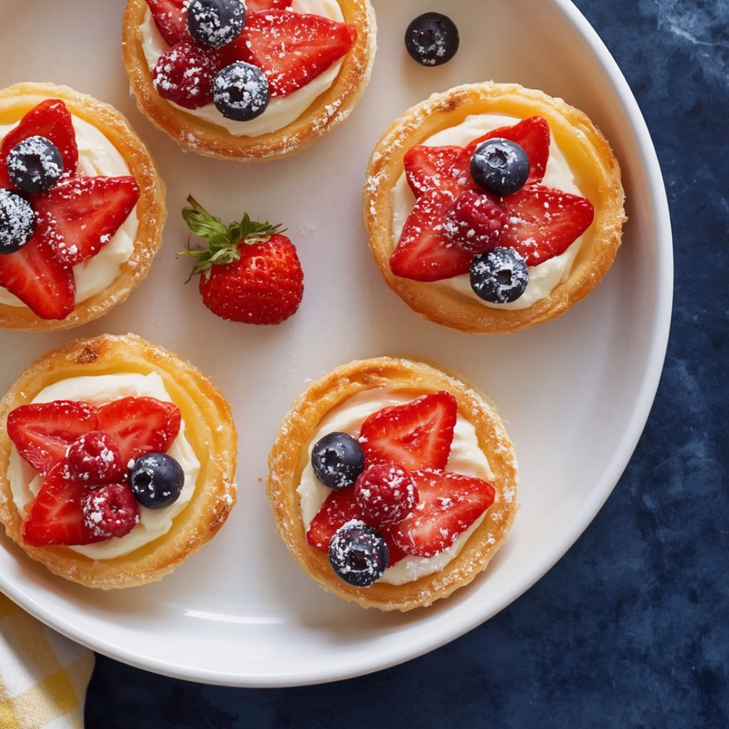 Cream Cheese Puff Pastry Tarts Recipe
