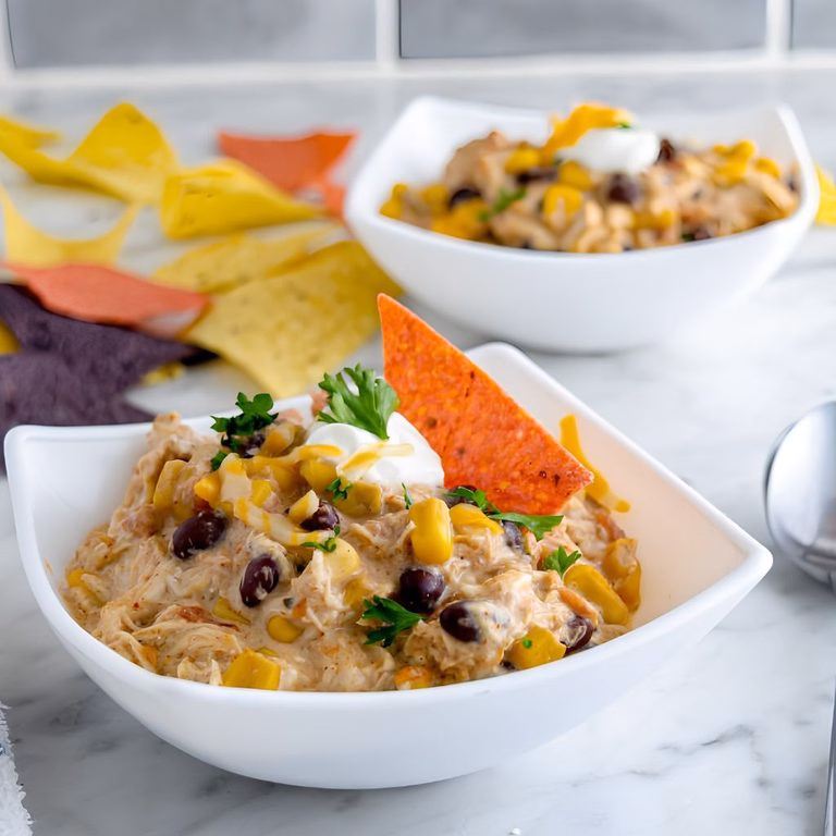 Cream Cheese Ranch Chicken Chili Recipe
