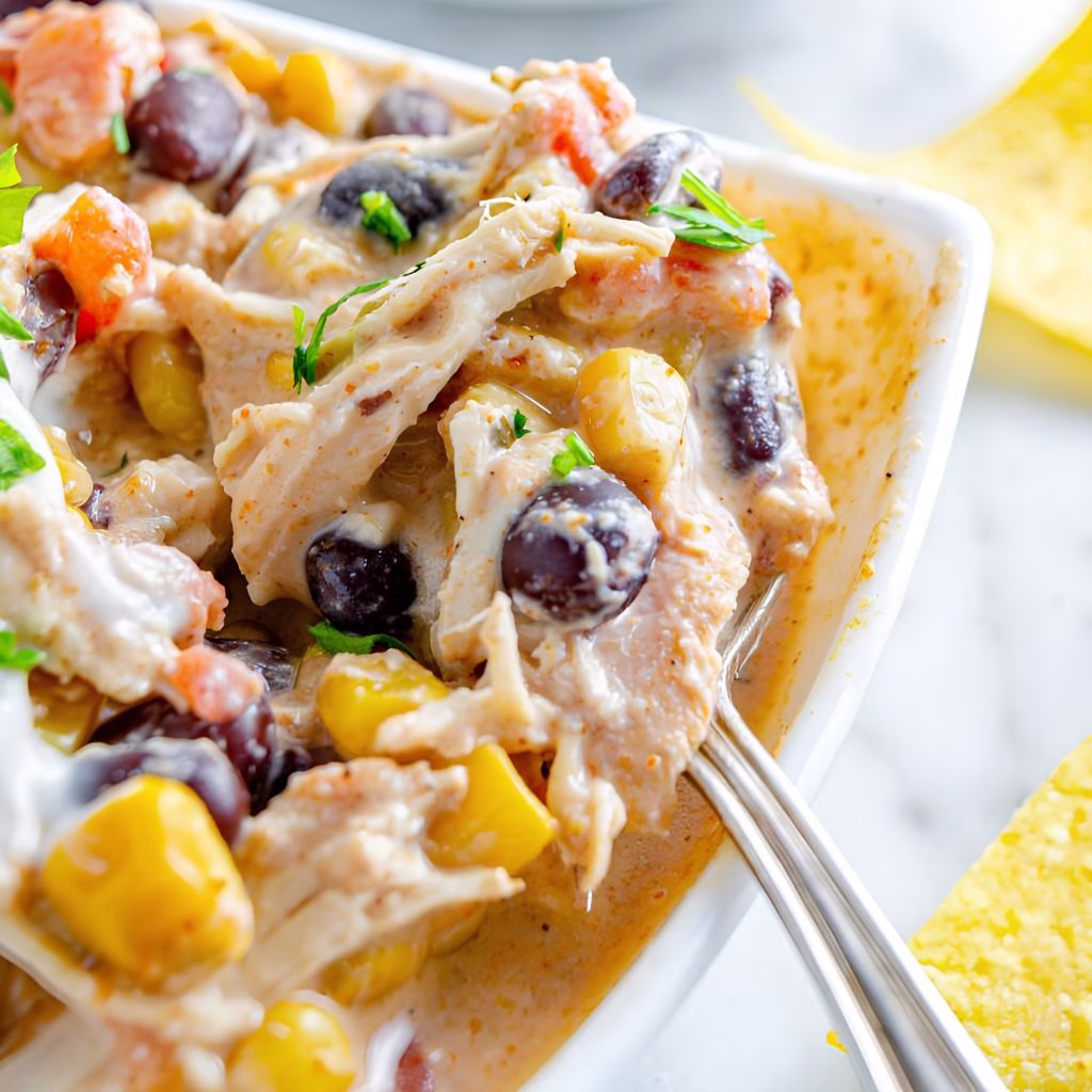 Cream Cheese Ranch Chicken Chili Recipe