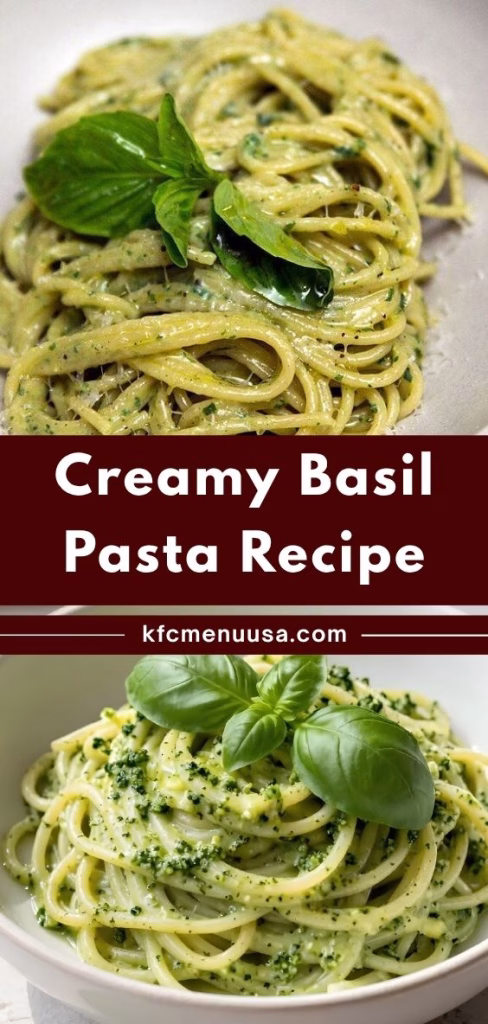 Creamy Basil Pasta Recipe