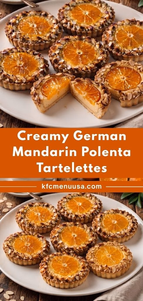 Creamy German Mandarin Polenta Tartelettes Recipe