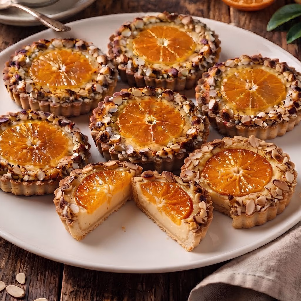Creamy German Mandarin Polenta Tartelettes Recipe