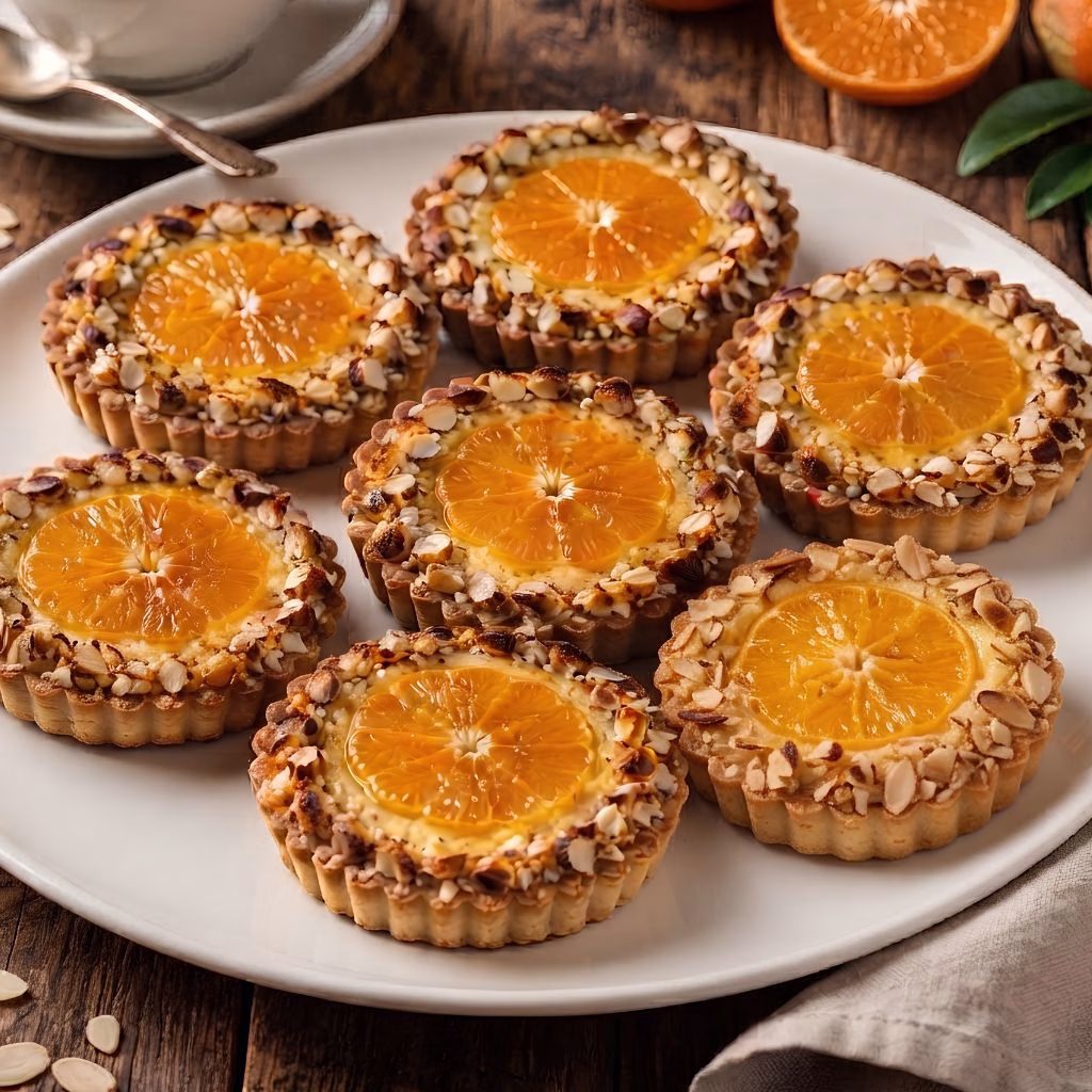 Creamy German Mandarin Polenta Tartelettes Recipe