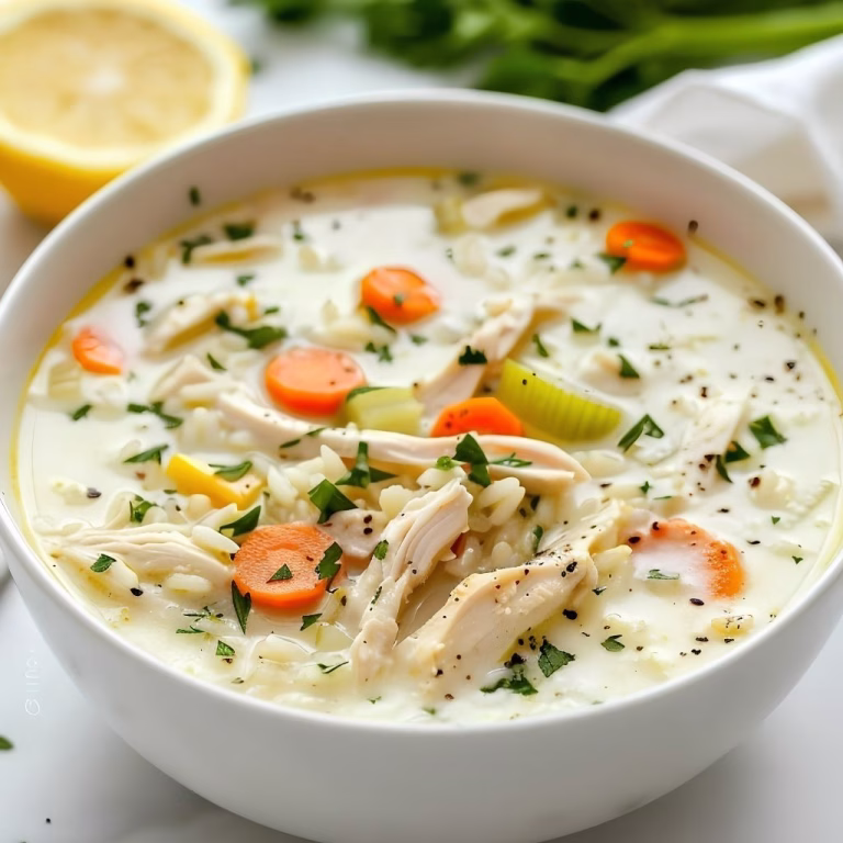 Creamy Lemon Chicken Soup Recipe