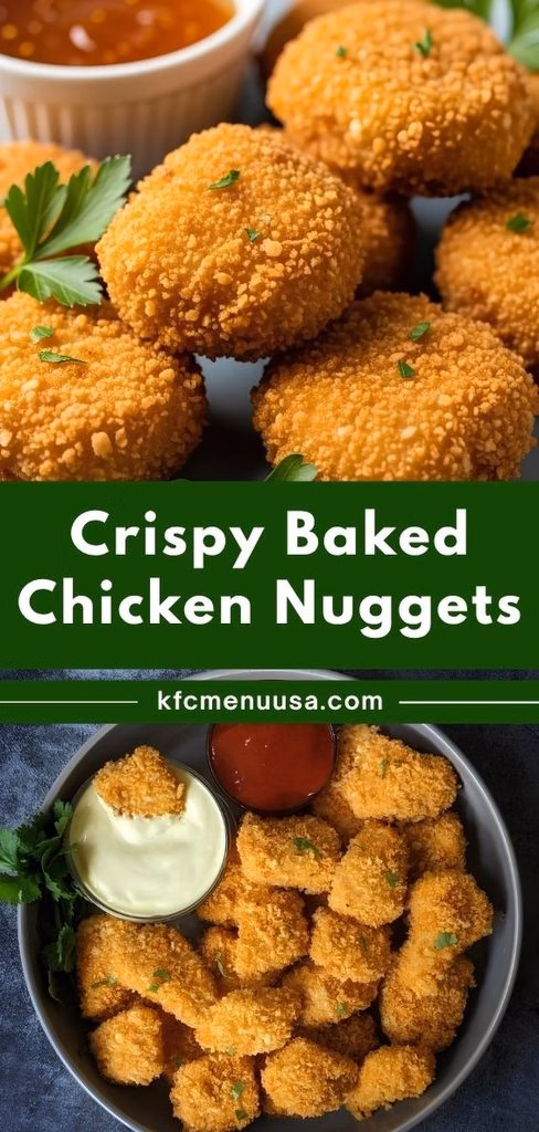 Crispy Baked Chicken Nuggets Recipe