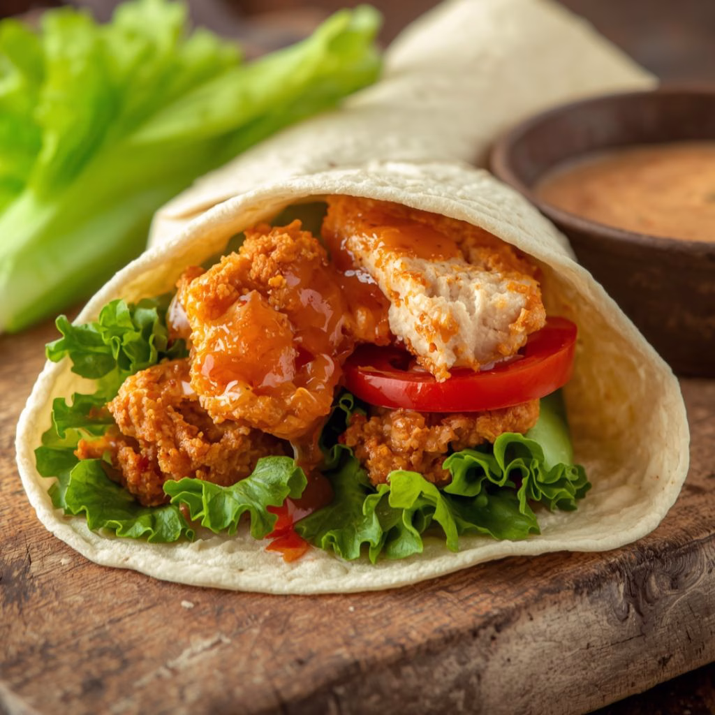 Crispy Chicken Club Wrap Recipe