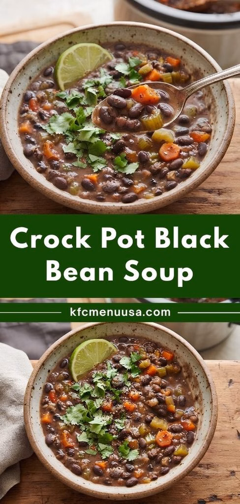 Crockpot Black Bean Soup Recipe