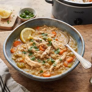 Crock Pot Chicken Rice Soup Recipe