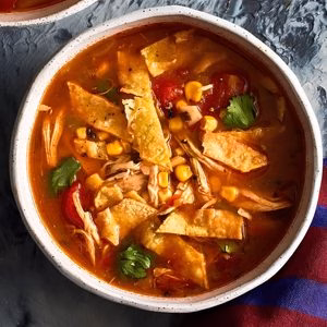 Crock Pot Chicken Tortilla Soup Recipe