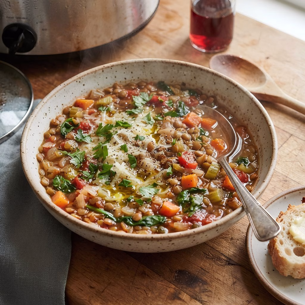 Crock Pot Lentil Soup Recipe