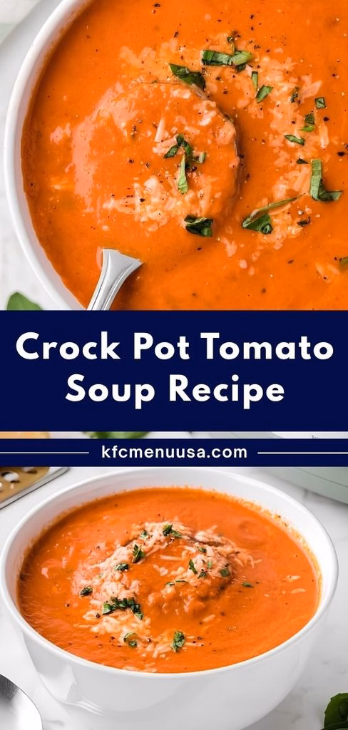 Crock Pot Tomato Soup Recipe