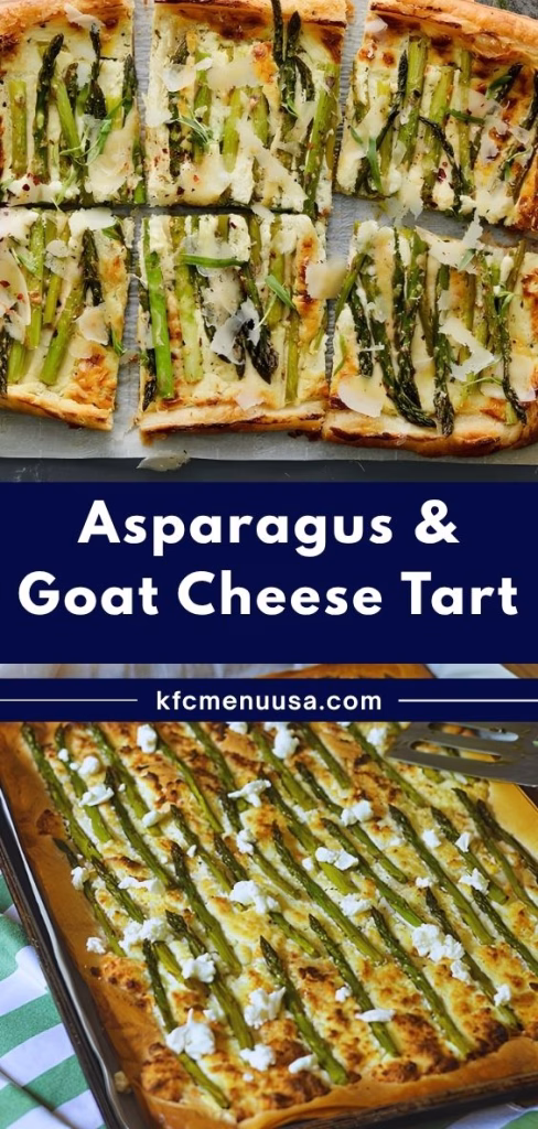 Asparagus Goat Cheese Tart Recipe