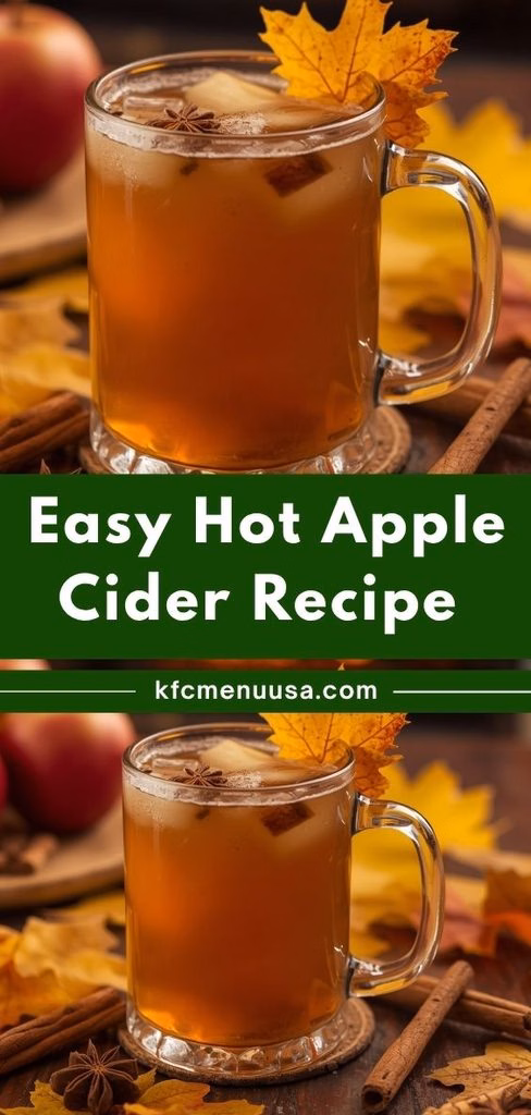 Easy Hot Apple Cider Recipe