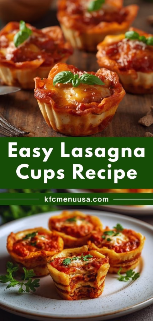 Easy Lasagna Cups Recipe