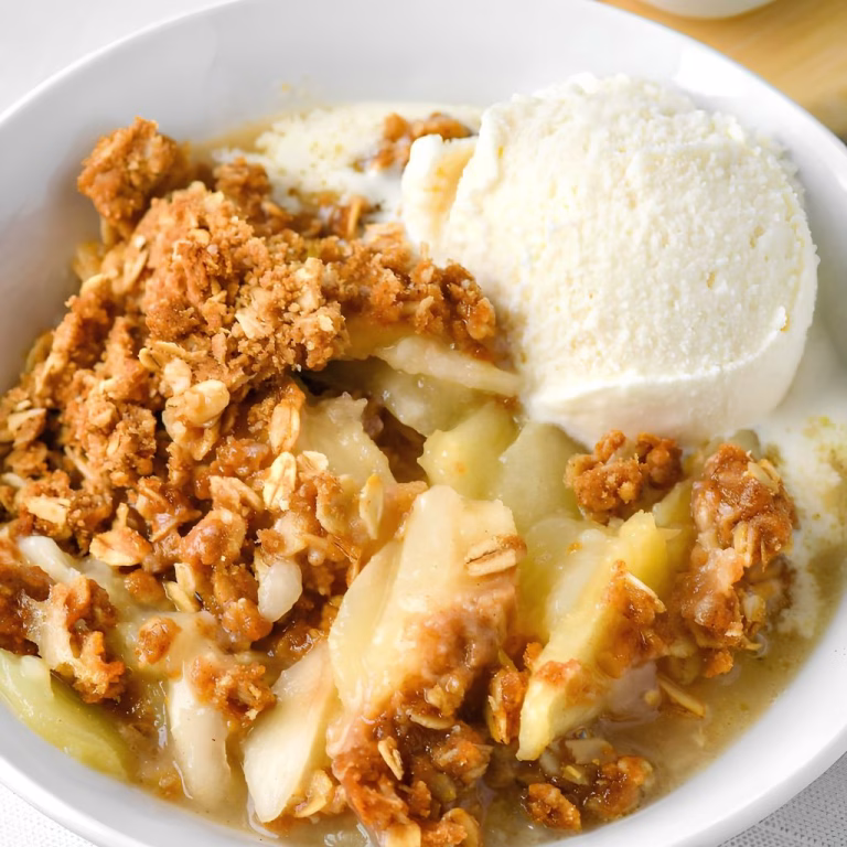 Easy Pear Crisp Recipe