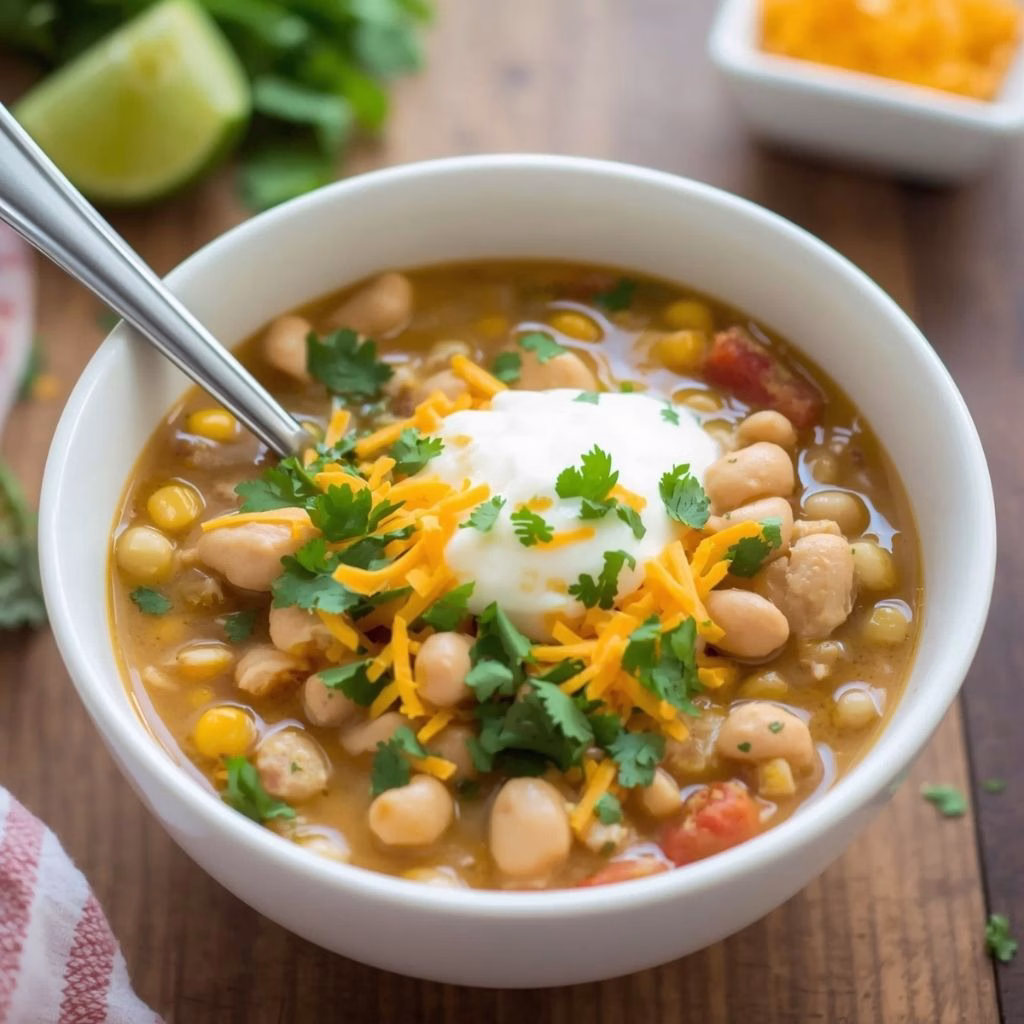 Freezer-Friendly White Chicken Chili Recipe