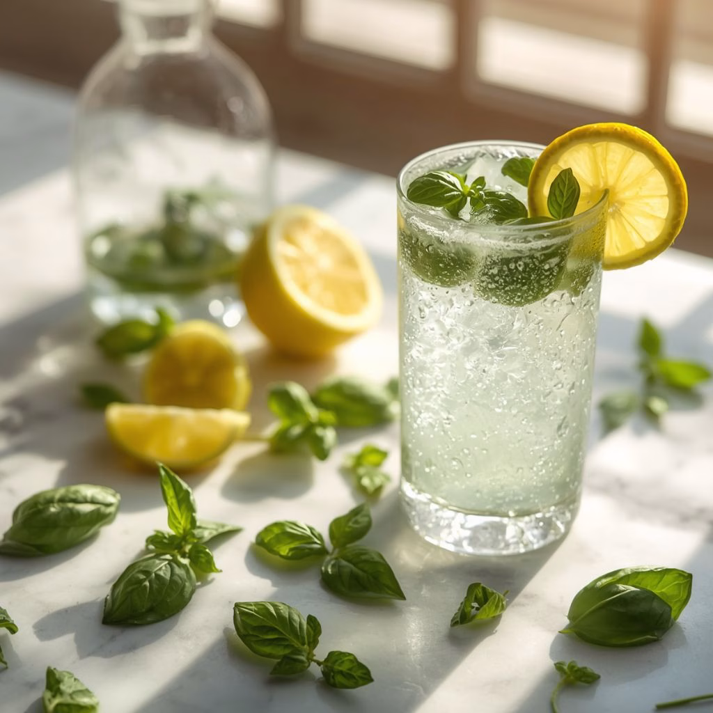 Fresh Basil Lemonade Recipe