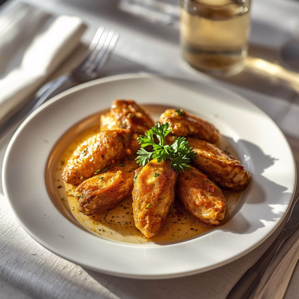 Garlic Parmesan Chicken Wings Recipe