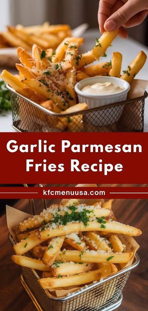 Garlic Parmesan Fries Recipe