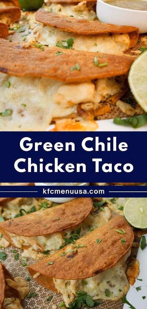 Green Chile Chicken Tacos Recipe