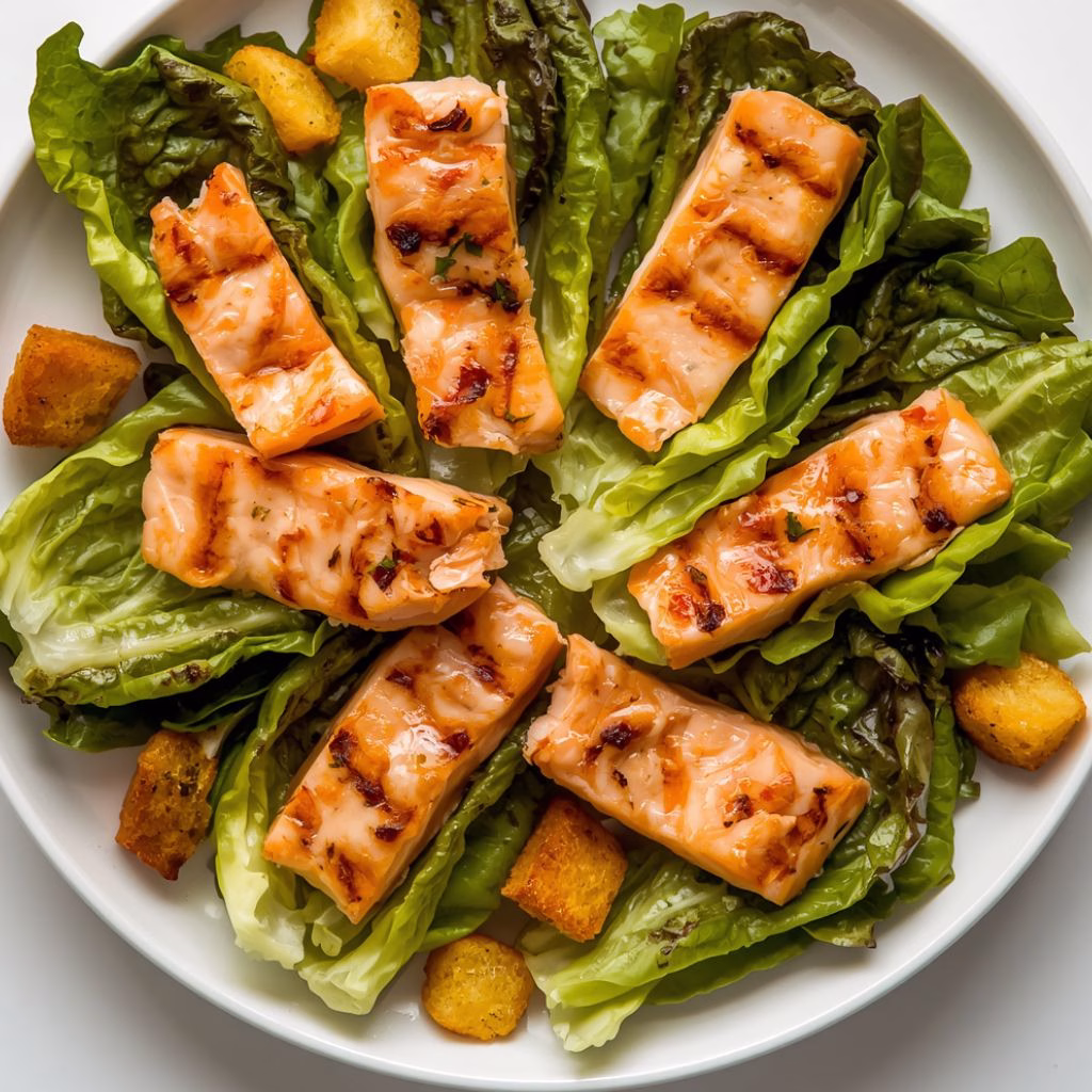 Grilled Salmon Caesar Bowl Recipe
