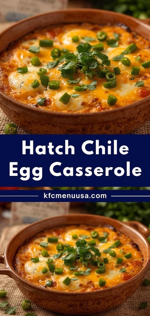 Hatch Chile Egg Casserole Recipe