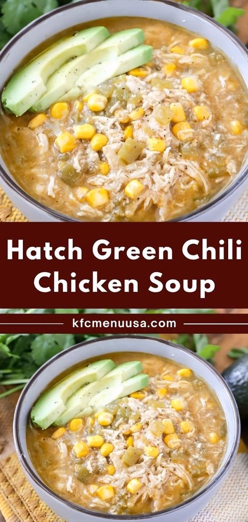 Hatch Green Chili Chicken Soup Recipe