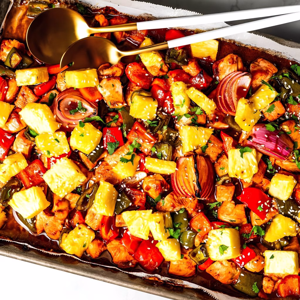 Hawaiian Chicken Sheet Pan Recipe