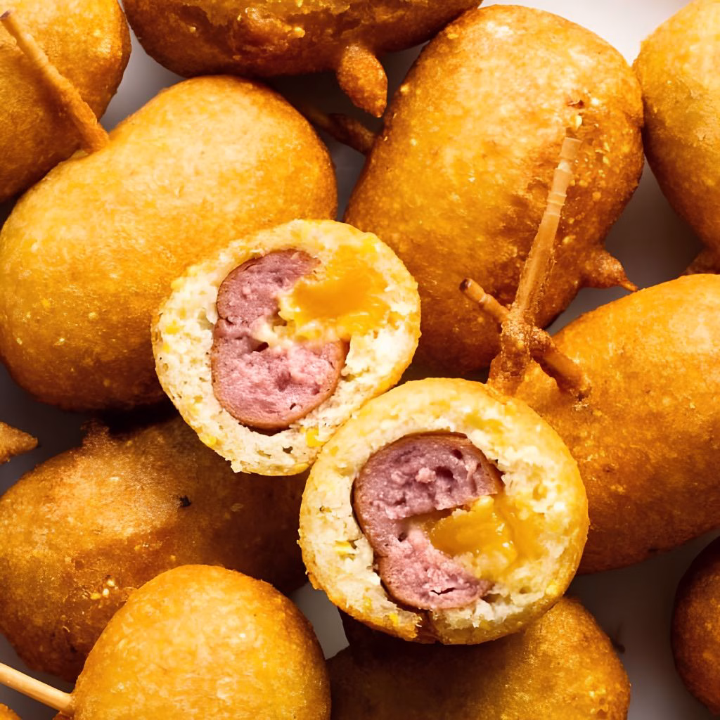 Homemade Corn Dog Bites Recipe
