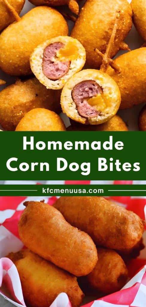 Homemade Corn Dog Bites Recipe