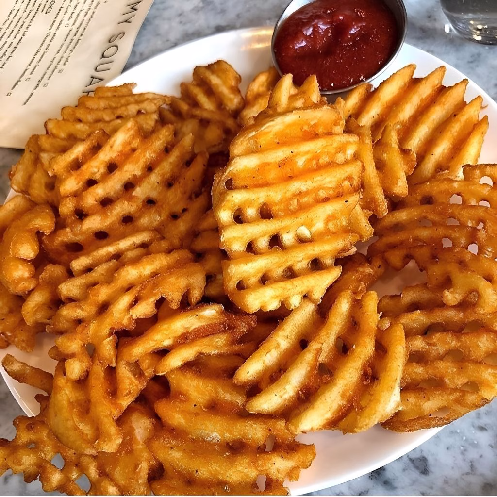 Homemade Waffle Fries Recipe