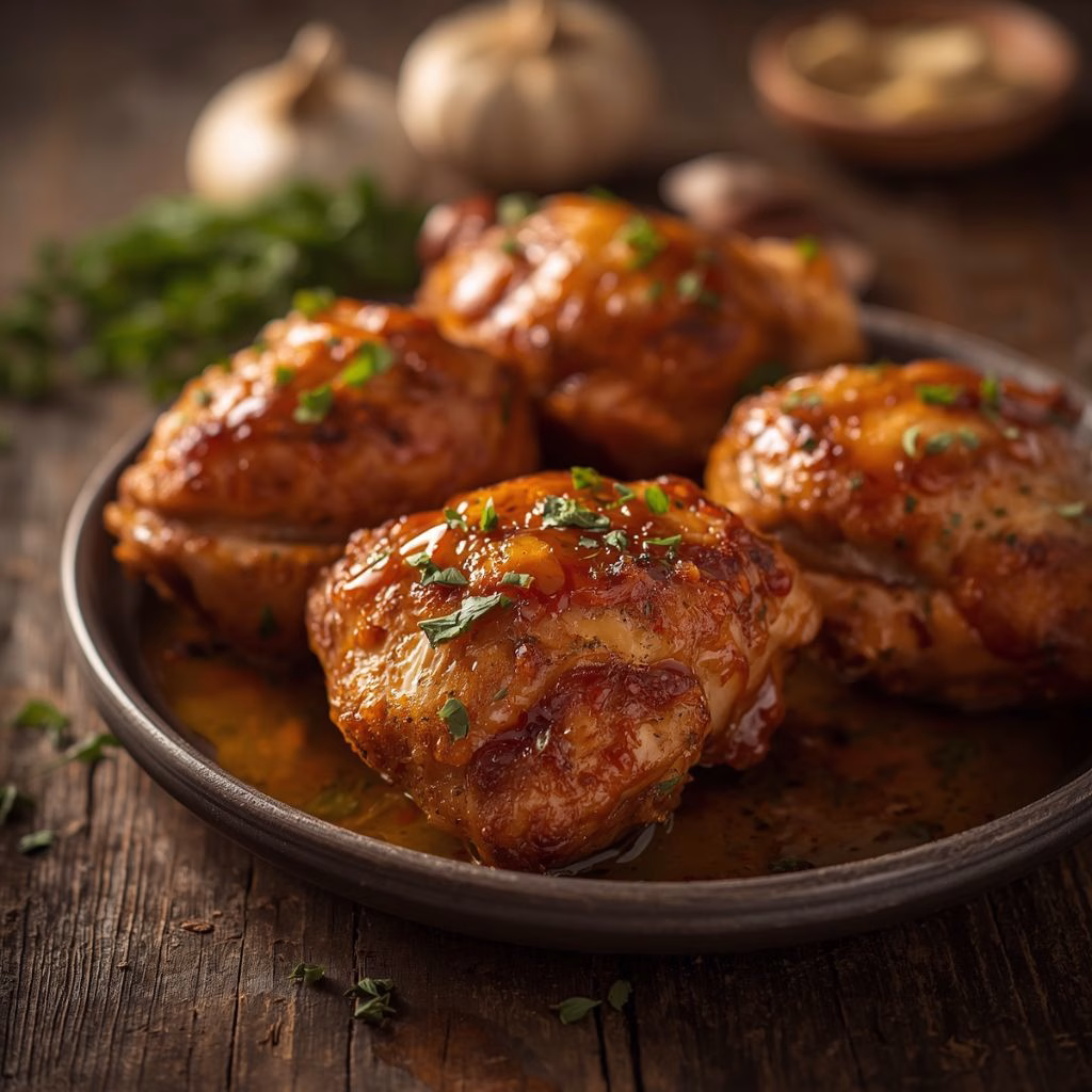 Honey Garlic Baked Chicken Recipe