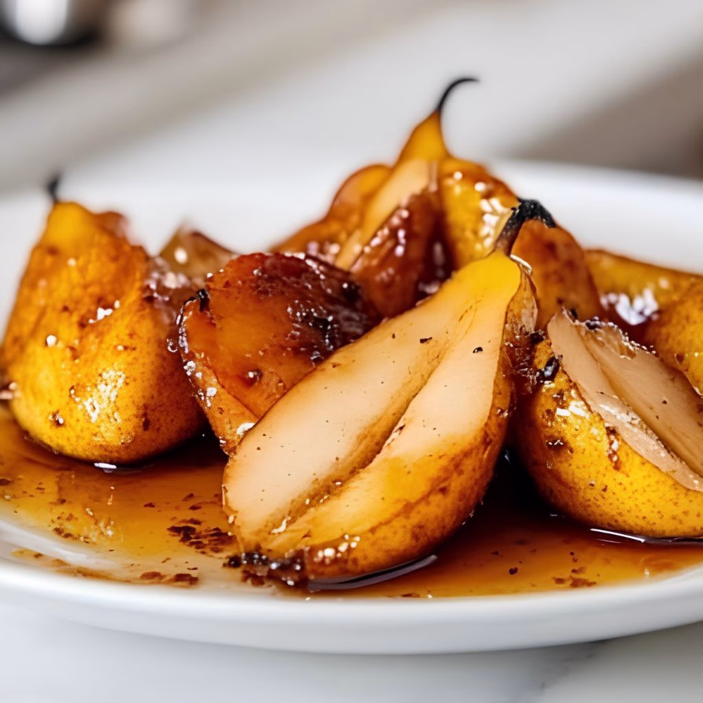 Honey Roasted Pears Recipe