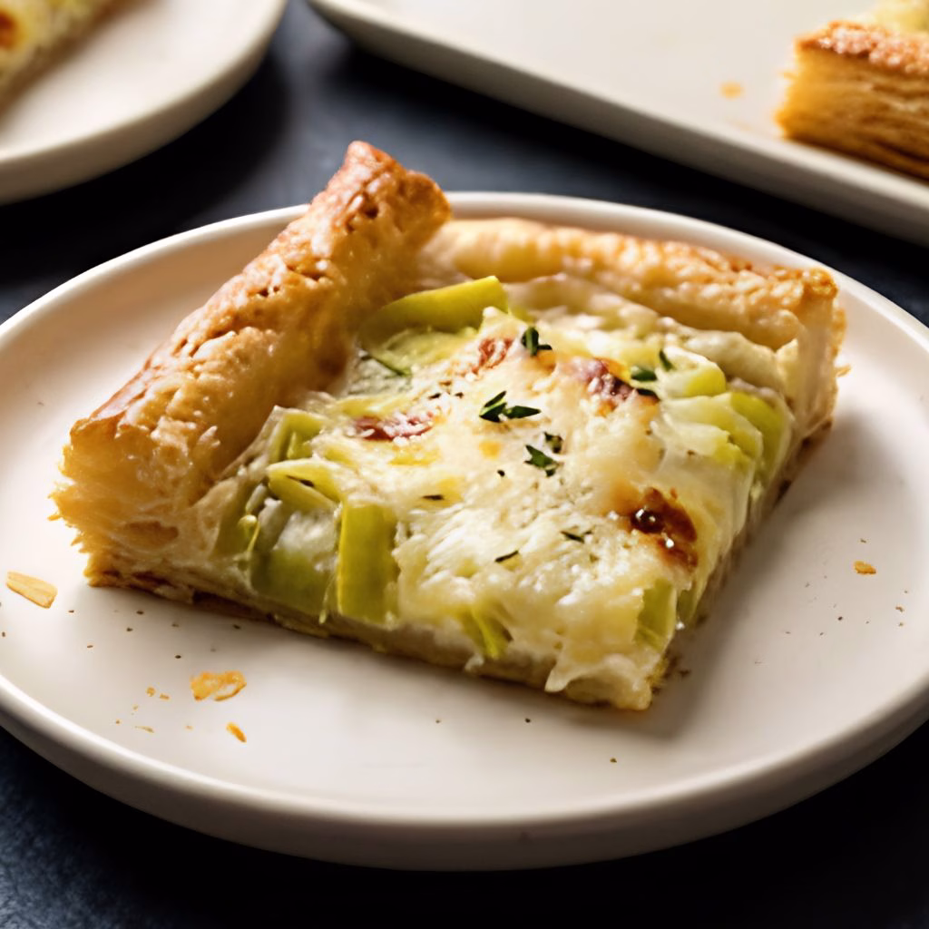 Leek Puff Pastry Tart Recipe